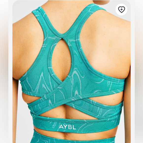 AYBL Other - Aybl Velocity Sports Bra Turquoise Large NWT